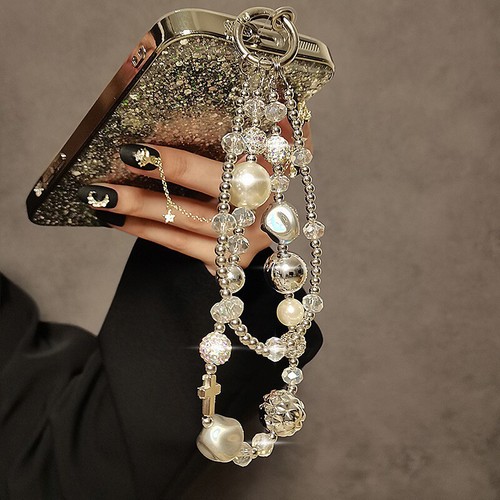 Mobile Phone Lanyard Wrist Carrying Chain Water Diamond Ball Anti Loss Lanyard - Zdjęcie 5 z 18