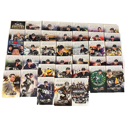 Pittsburgh Penguins Ice Time Game Program 2015-16 Season Lot of 38 Near Complete