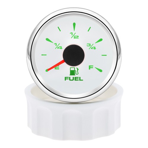 52MM Universal Gas Fuel Level Gauge 8Colors LED for Car Marine Boat 240-33 ohms - Picture 4 of 17