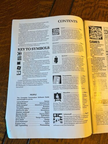 Vintage "The Complete Commodore software guide” by Commodore User Booklet - Picture 6 of 11