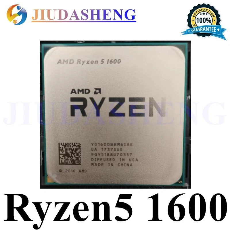 More than 3.5 GHz Computer AMD Ryzen 5 1600 Processor Model