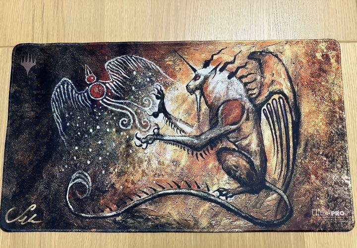 Mythos of Illuna Seb McKinnon プレイマット 新品 Seb McKinnon Signed Playmat Mythos of Illuna MTG Kickstarter