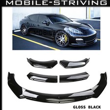 For Porsche Panamera 2010-22 Front Bumper Chin Lip Splitter Spoiler Body Kit Us