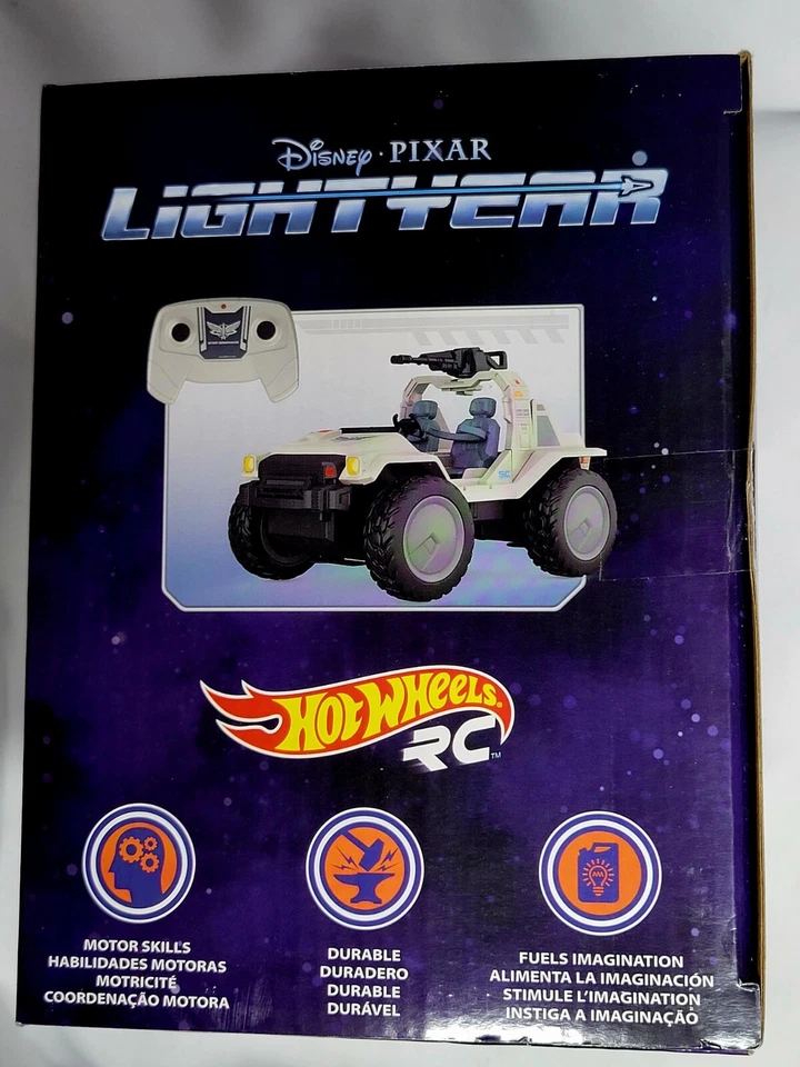 Lightyear Hotwheels R/C Disney Pixar  Space Command Remote Control Vehicle - Image 4 of 4