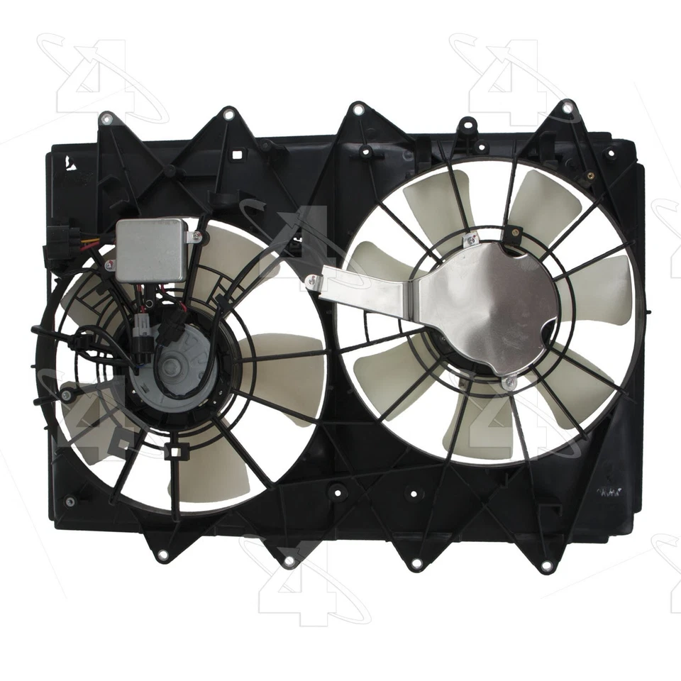4 Seasons Dual Radiator and Condenser Fan Assembly For 2007-2009 Mazda CX-9 - Image 4 of 4