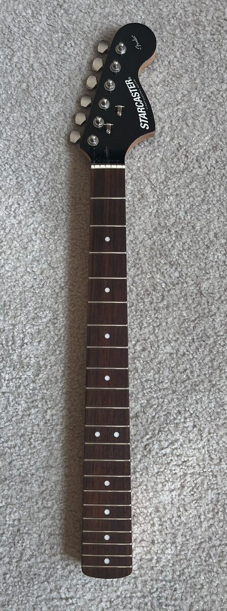 2008 Fender Starcaster Stratocaster Rosewood Neck w/ Black 2008 Fender Starcaster Stratocaster Rosewood Neck w/ Black