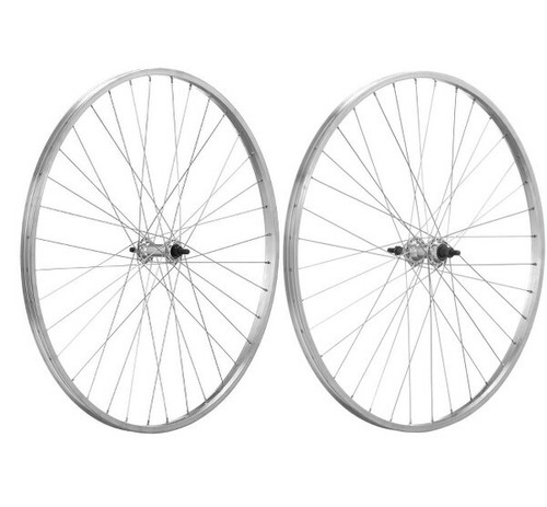 Coppia Ruote bicicletta Passeggio Citybike Alluminio 28\