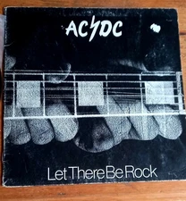 AC/DC Let There Be Rock  Aus Gatefold Red Label Pressing  LP APLP-022  VG