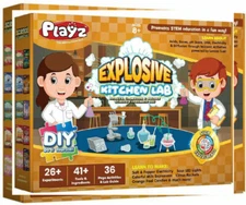 Playz Explosive Kitchen Lab 26+ Physics, Chemistry & Biology Science NEW SEALED