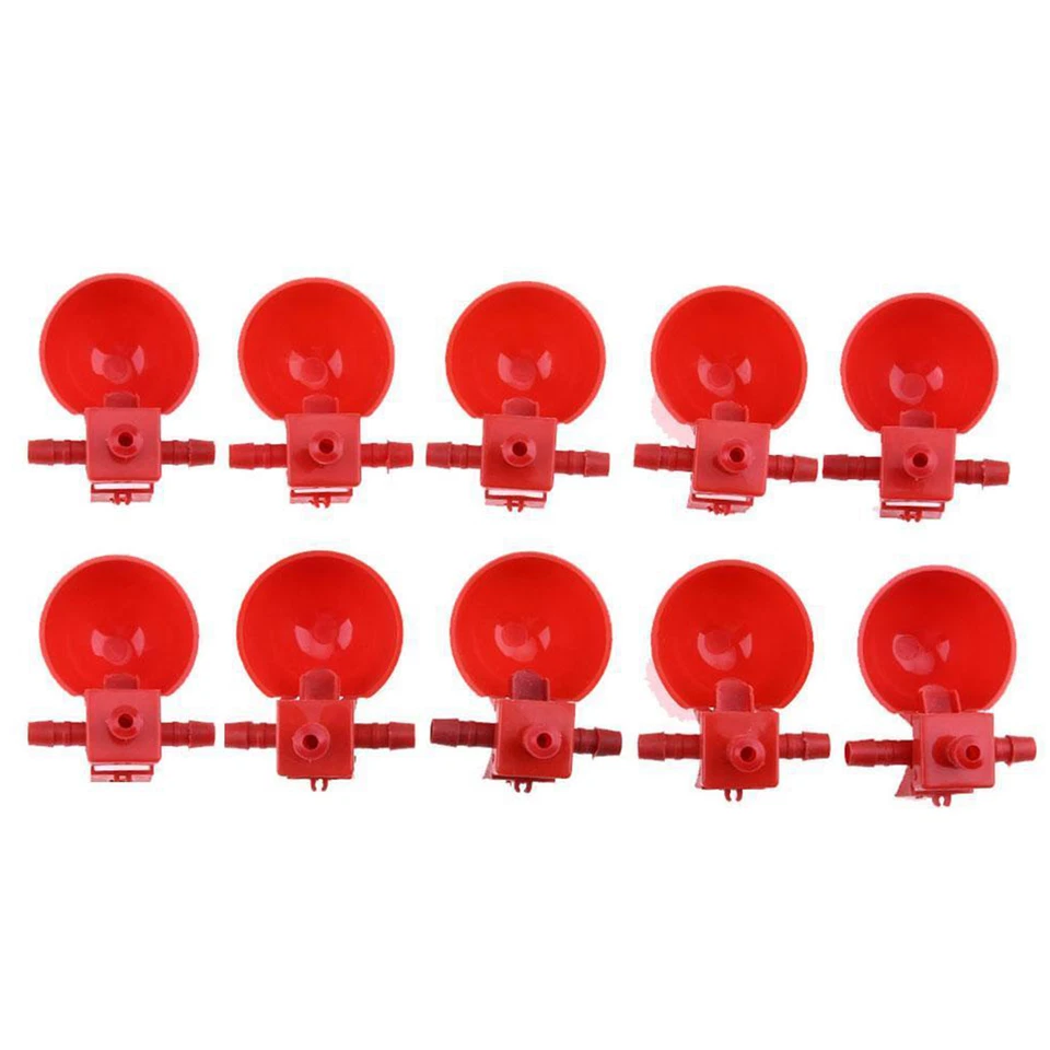 10pcs Vaso automático para aves de corral apto para aves de cría de palomas - Imagen 4 de 4
