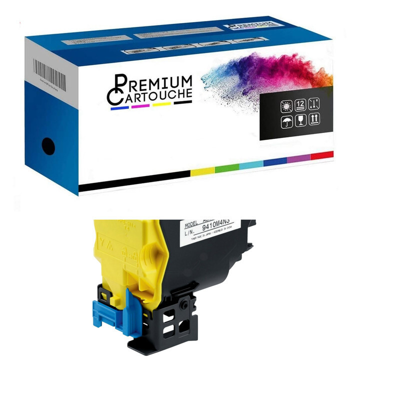 Toner TNP-48Y jaune compatible Konica Minolta A5X0250 cartouche laser pour Bizhub C3850