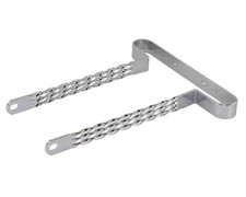 F&R Lowrider Chrome Triple Flat Twisted Bumper 20" Bikes Trikes Chopper Cruisers