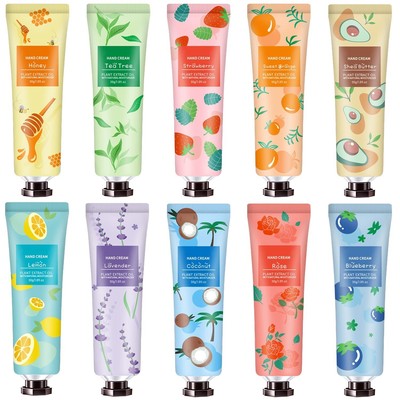 10 Pack Hand Cream for Dry Cracked Hands, Valentines Day Gifts for Her, Birthday