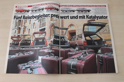 Auto Bild 29/1987 VW Passat Variant mit 90PS besser als...?