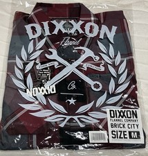 New DIXXON The Brick City Flannel Mens Medium BNIB