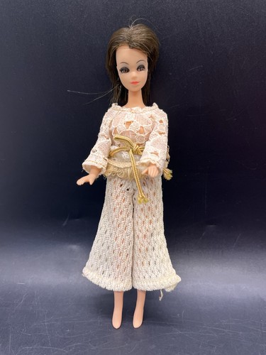 Bambola vintage Dawn Topper Angie TLC rimbalzo fondo campana - Foto 4 di 23