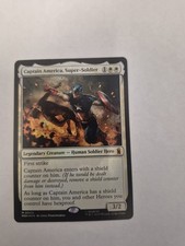 Captain America, Super-Soldier EN - NM [Foil] TCG MTG