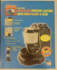 Vintage Century Matchless Propane Lantern W Mesh Globe Case Nos Model 708502