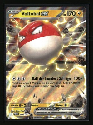 Pokemon Voltobal-ex 058/217 Holo Erhabene Helden NM