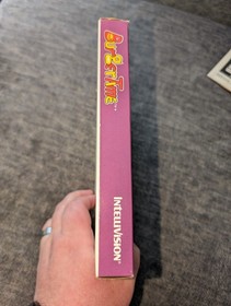 Burgertime for Intellivision CIB/Complete W/Overlays - Tested & Working!