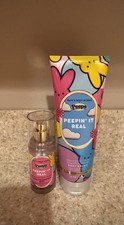 Peepin  It Real Duo From Bath  Bodyworks 8oz Body Cream  2.5oz Fragrance Mist