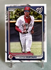 Victor Hurtado 2024 Bowman Draft #BD-168 Washington Nationals