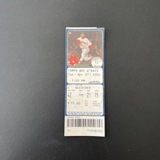 Rare Historic Red Sox 2004 Championship Year Full Ticket Fenway 04/27/04 D’Rays