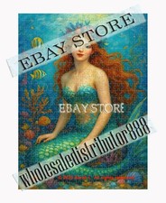 500 piece jigsaw puzzle Mermaid Coral Garden reef scene