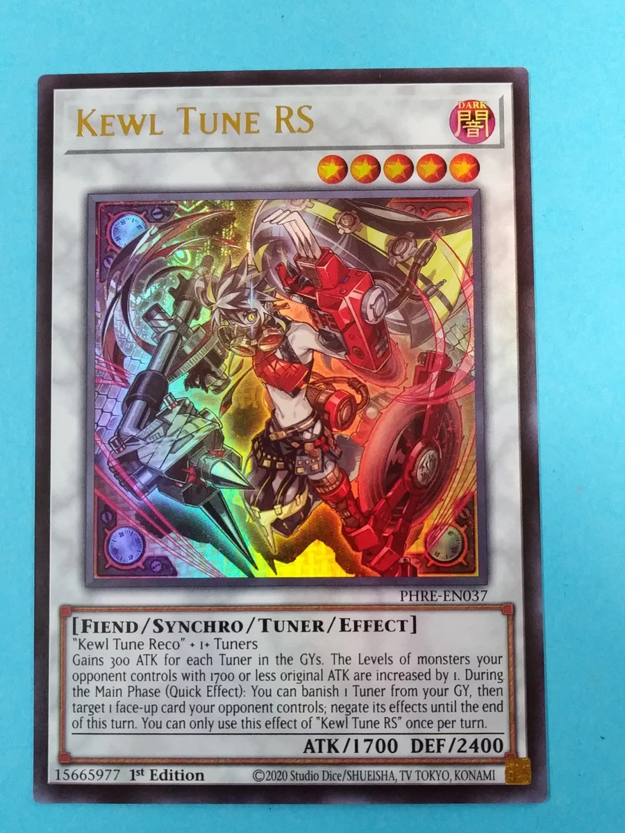 Yugioh Phantom Revenge - 1x Kewl Tune RS - PHRE-EN037 Ultra Rare