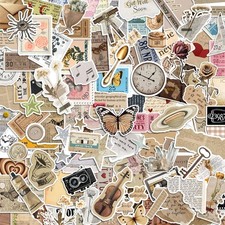 300 Pcs Vintage Stickers, Junk Journal Supplies, Cute Stickers for Journaling...