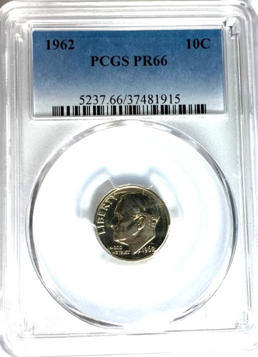 1962 10c Roosevelt Proof Silver Dime NGC PF66 Gem Uncirculated Philadelphia