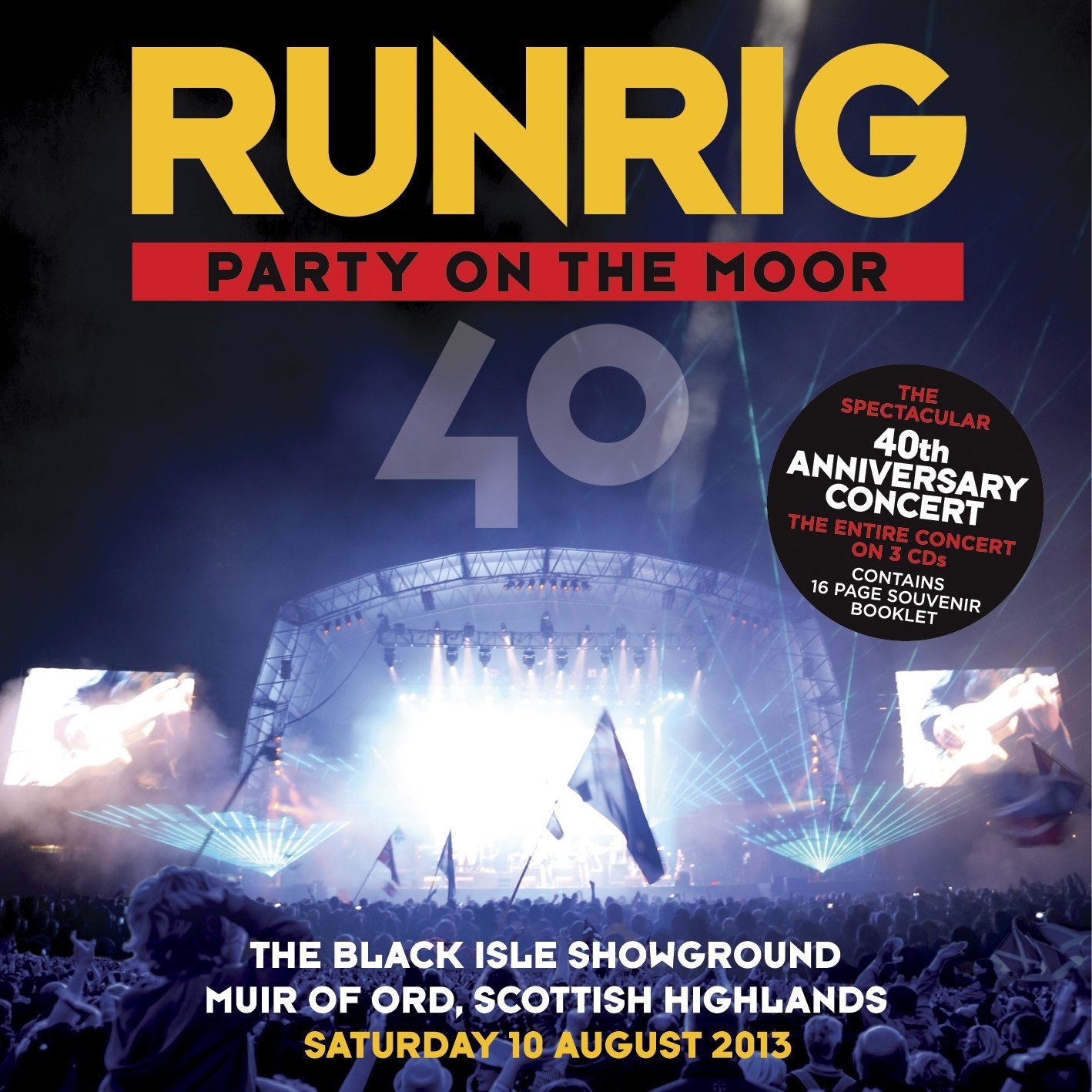 Юбилейный альбом Runrig Party On the Moor (CD), посвященный 40-летию группы