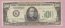 1934-A $500 FRN, Five Hundred, K Dallas Texas, True Auction, No Reserve