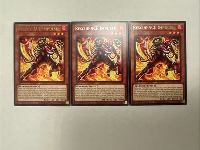 3x Rescue-ACE Impulse MZMU-EN098 Rare Maze of Muertos NM playset
