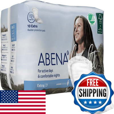 Abena Light Premium Incontinence Pads Sizes 0 To 4A Size 3 200 Count 17158-A-20