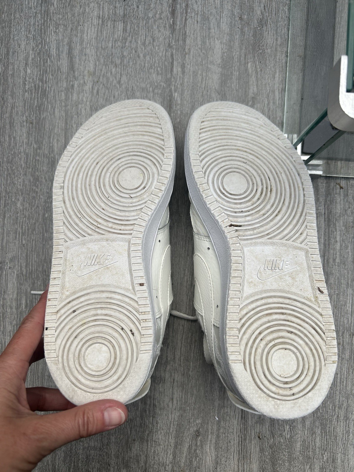 Nike Court Vision Low Trainers-sail- rare image 8