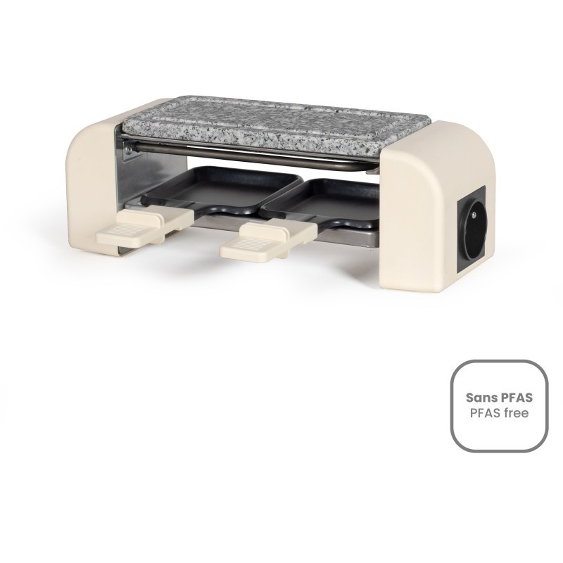 Appareil à raclette duo Livoo DOC310C idéal pour vos soirées d'hiver en couple