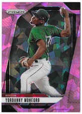 Yordanny Monegro - 2025 MLB Panini Prizm - Pink Ice Prizm - #25 - Red Sox