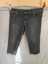 Jonathan Martin Roll Up Women's Jeans Waist 20 Inch Nseem 20 In/0305