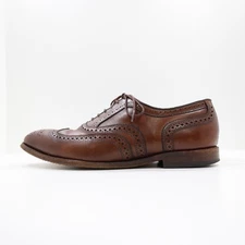 Allen Edmonds McAllister Brown Leather Wingtip Oxford Dress Shoes - Men's 11