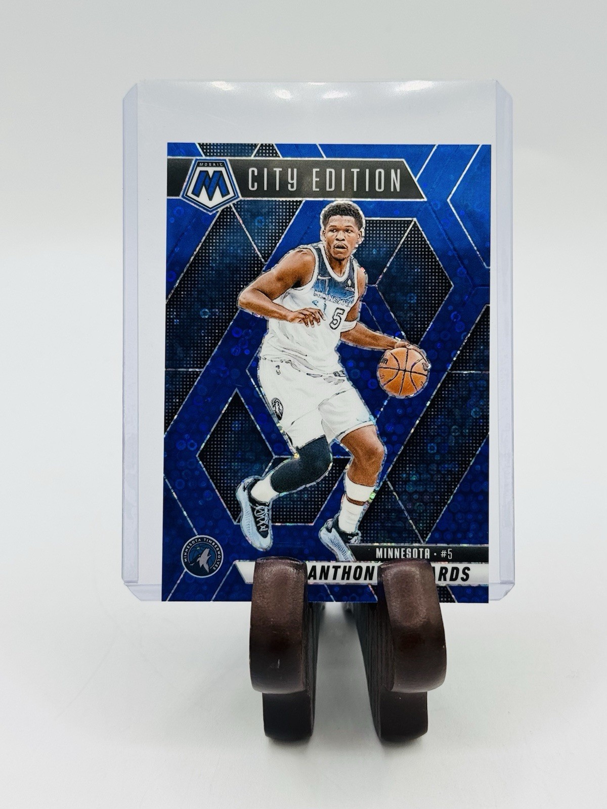 2024-25 Panini Mosaic City Edition Anthony Edwards #279 Fast Break Blue /85