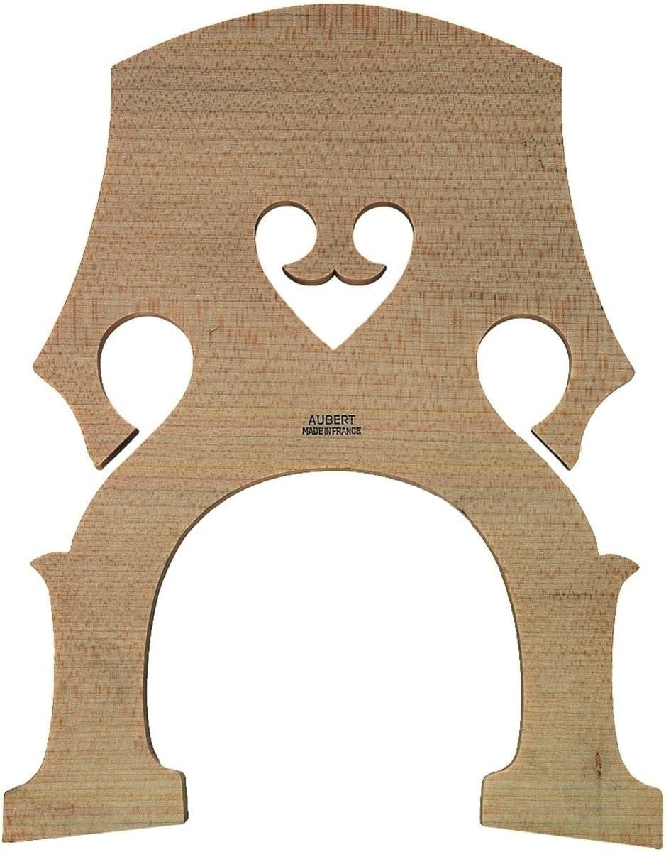 Aubert Deluxe French Double‑Bass Bridge #22L 4/4 154 mm Medium‑Heart