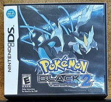 Nintendo DS Video Game, Pokemon Black Version 2, Complete In Box, Rare EX Cond 