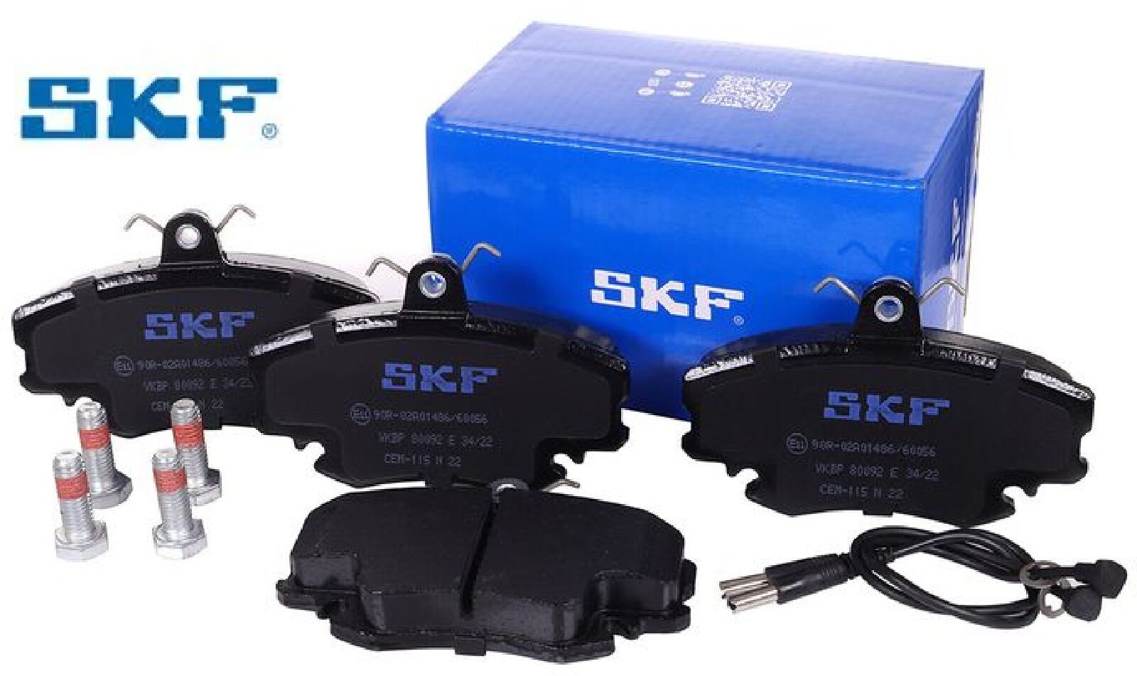 Skf Bremsbelagsatz, Scheibenbremse [Hersteller-Nr. VKBP80092E] für Dacia, Renault, Lada, Peugeot - Bild 2
