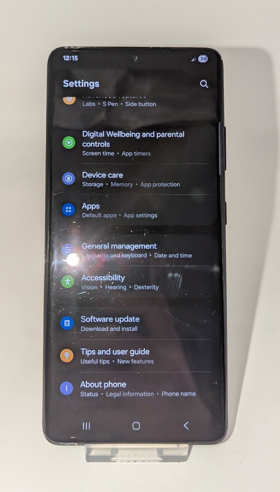 Samsung Galaxy S21 Ultra 5G 128GB SM-G998B/DS Unlocked Black (B)