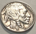 1936 D Buffalo Nickel GEM BU + NO RESERVE  *W2300
