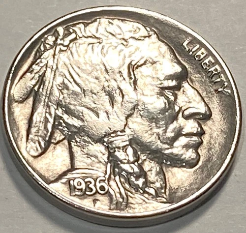 1936 D Buffalo Nickel GEM BU + NO RESERVE  *W2300