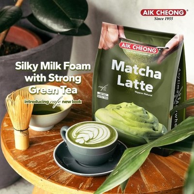 3 in 1 Premix MATCHA LATTE Green Tea 12 Sticks