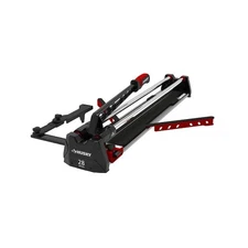 Husky 28 in. Tile Cutter with Tungsten Carbide Blade and Adjustable Gauge