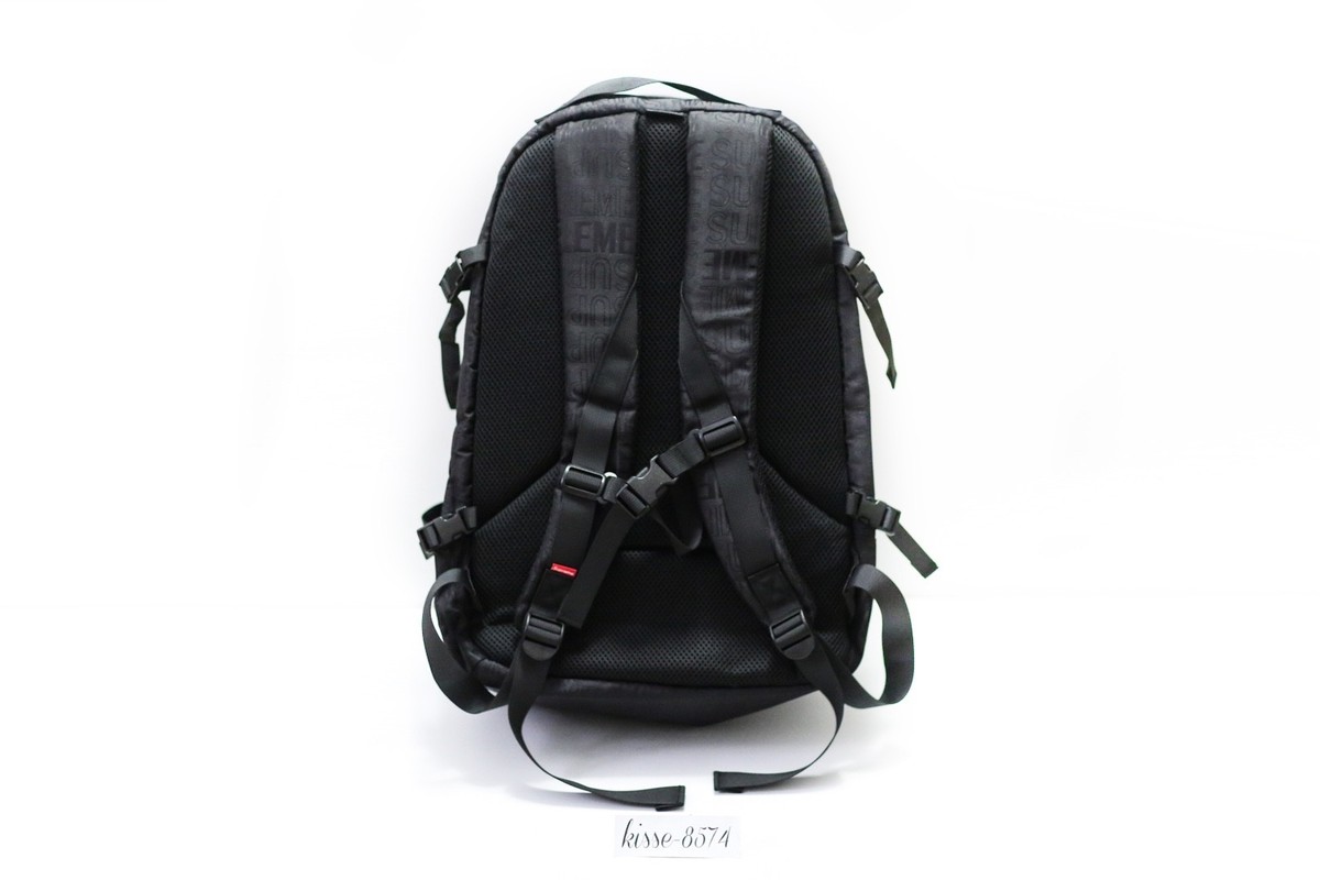 【Supreme】backpack 19ss Black Supreme Backpack Black - 19SS - | eBay